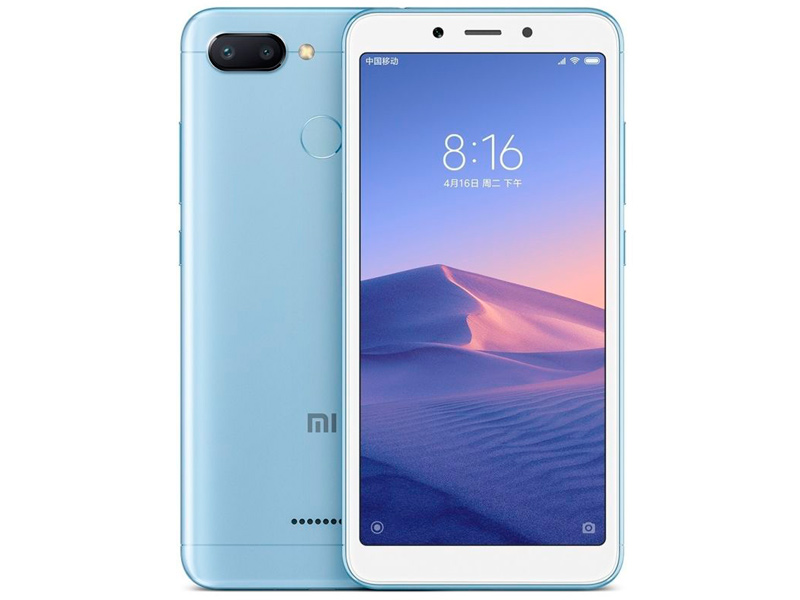 

Сотовый телефон Xiaomi Redmi 6 3/64GB Blue, Redmi 6