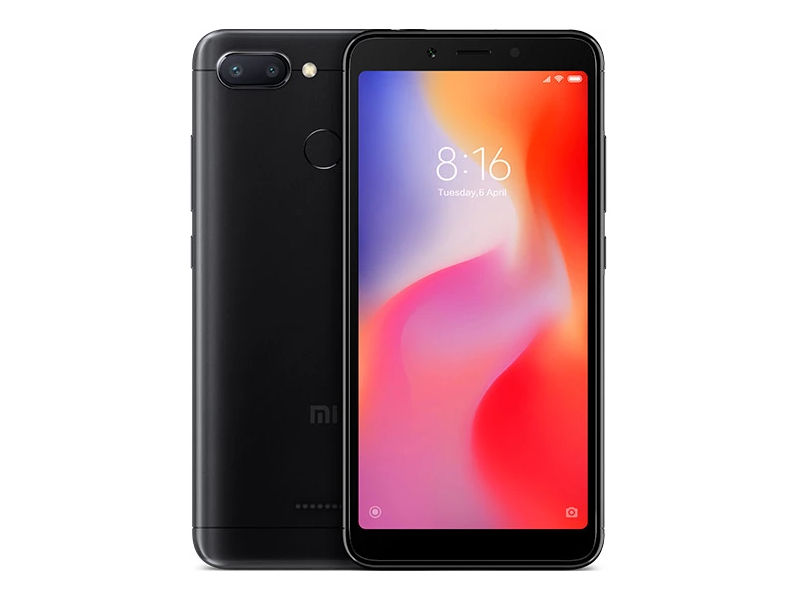

Сотовый телефон Xiaomi Redmi 6 3/64GB Black, Redmi 6