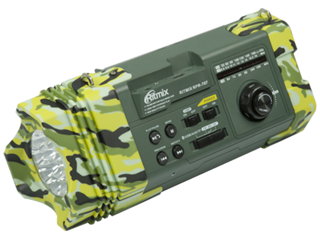 

Радиоприемник Ritmix RPR-707 Camouflage Green, RPR-707