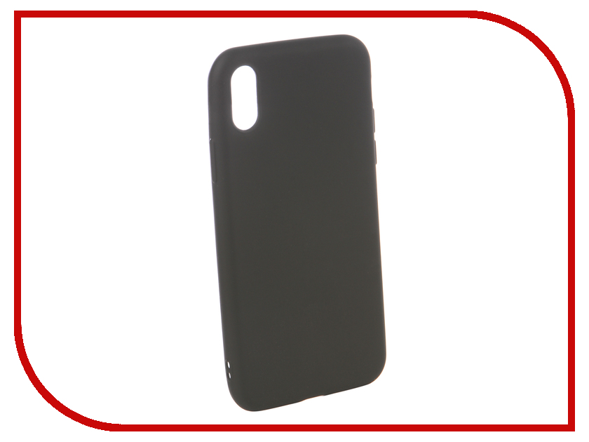 

Аксессуар Чехол Ubik для APPLE iPhone X TPU Black 31340, iPhone X