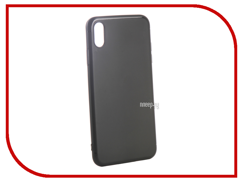 

Аксессуар Чехол Ubik для APPLE iPhone XS Max TPU Black 31342, iPhone XS Max