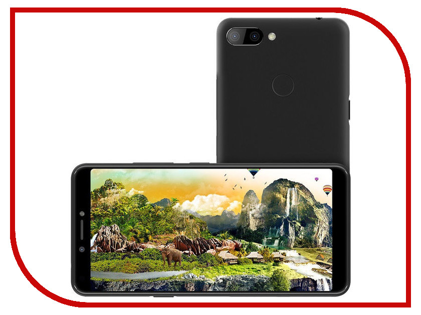 

Сотовый телефон Itel A45 DS Midnight Black, A45