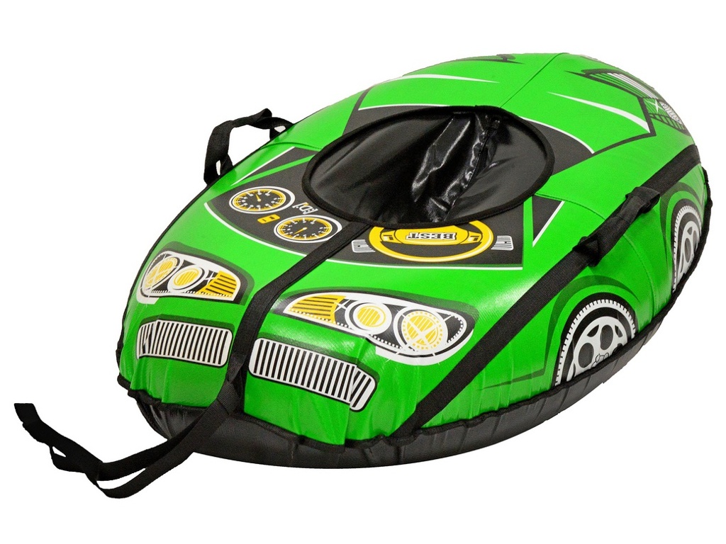 Тюбинг RT Машинка Best Racer 110 см Green