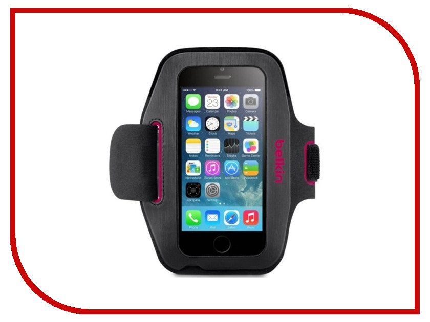 

Аксессуар Чехол Belkin для APPLE iPhone 6 Slim-Fit ArmbandF8W500BTC01 Dark Gray-Pink, F8W500BTC01