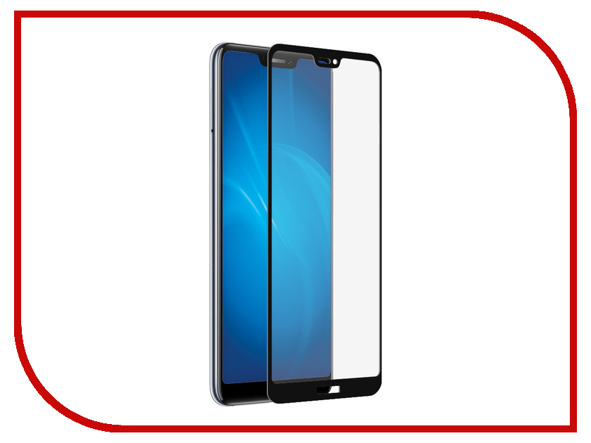 

Аксессуар Закаленное стекло для Honor 8C DF Full Screen + Full Glue hwColor-77 Black Frame, hwColor-77