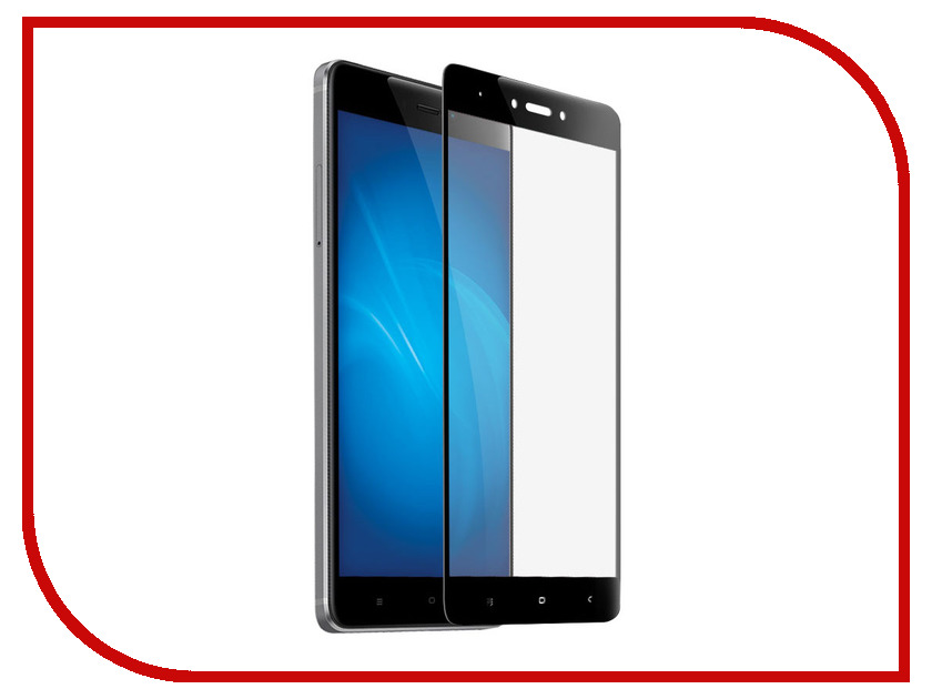 

Аксессуар Закаленное стекло DF для Xiaomi Redmi Note 4X / Note 4 Full Screen + Full Glue xiColor-21 Black Frame, xiColor-21