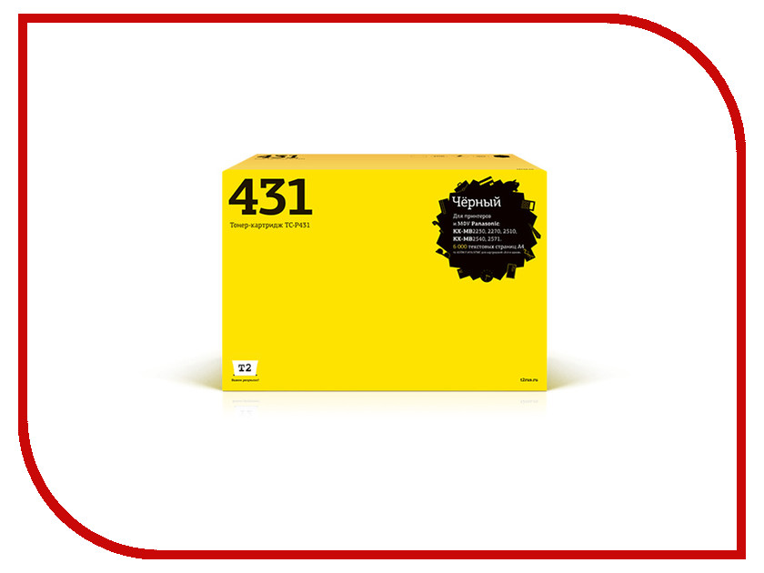

Картридж T2 TC-P431 для Panasonic KX-MB2230/2270/2510/2540/2571, TC-P431