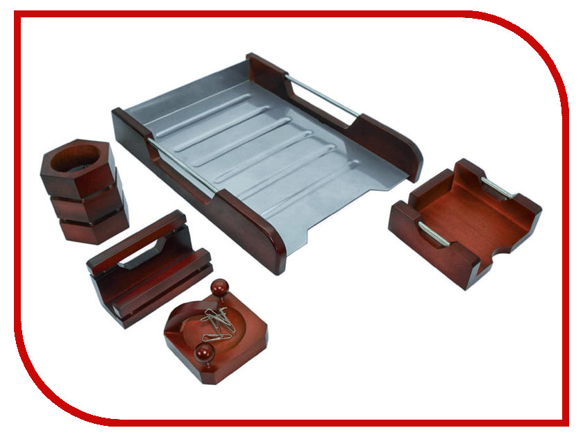 

Настольный набор Delucci Red Wood MBn_05220, MBn_05220
