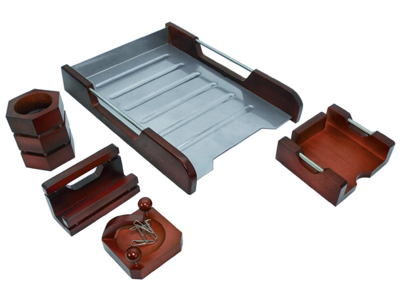

Настольный набор Delucci Red Wood MBn_05220, MBn_05220