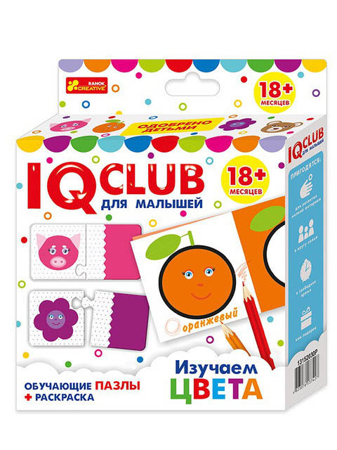 фото Пазл Ranok Creative IQ Club Изучаем цвета вид 1 13152030Р