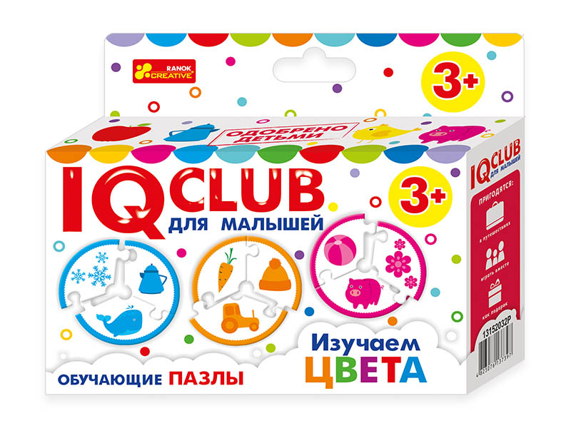 фото Пазл Ranok Creative IQ Club Изучаем цвета 13152032Р