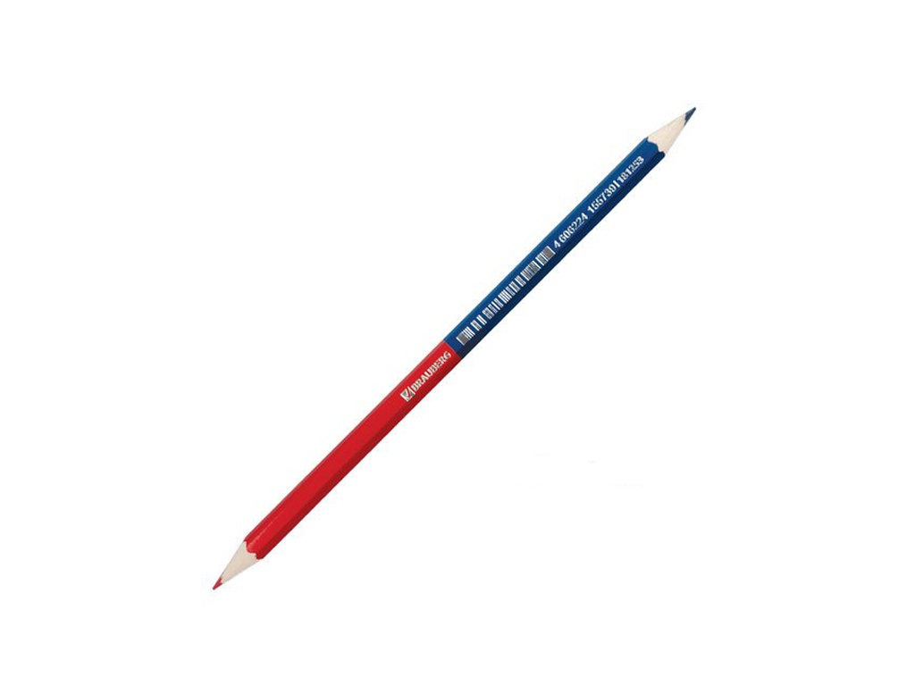 

Карандаш двухцветный Brauberg Red-Blue 181253, 181253