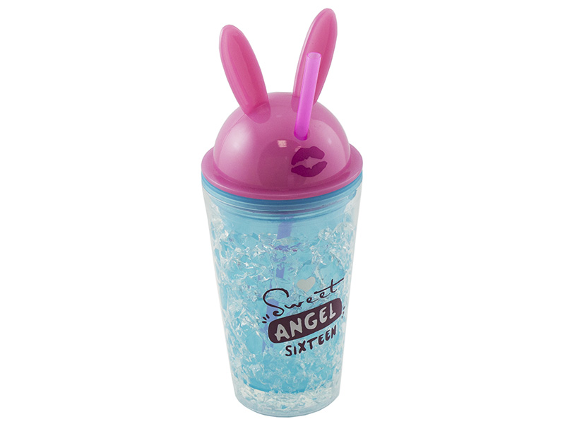 

Термокружка Эврика Ледяной стакан Зайчик Angel 450ml 99021, 99021