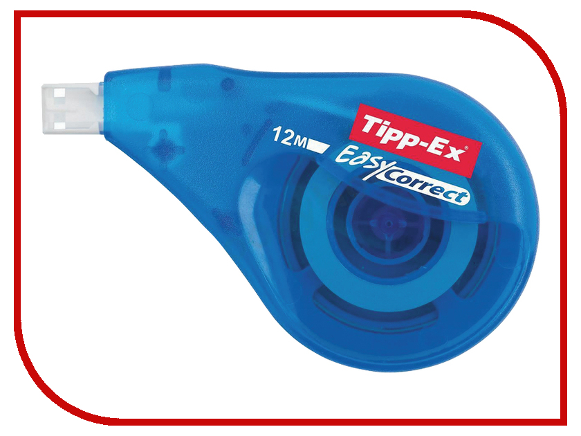 

Корректирующая лента Bic Tipp-Ex Easy Correct 4.2mm x 12m Blue 8290352, 8290352