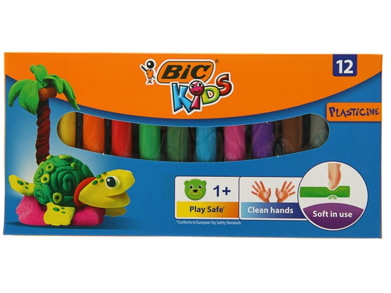 фото Набор для лепки Bic Kids Пластилин 12 цветов 120гр 947713