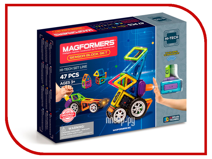 

Конструктор Magformers Hi-Tech 709009 Набор с сенсорными датчиками, 709009