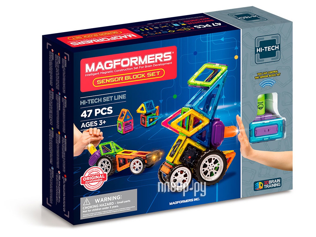 

Конструктор Magformers Hi-Tech 709009 Набор с сенсорными датчиками, 709009