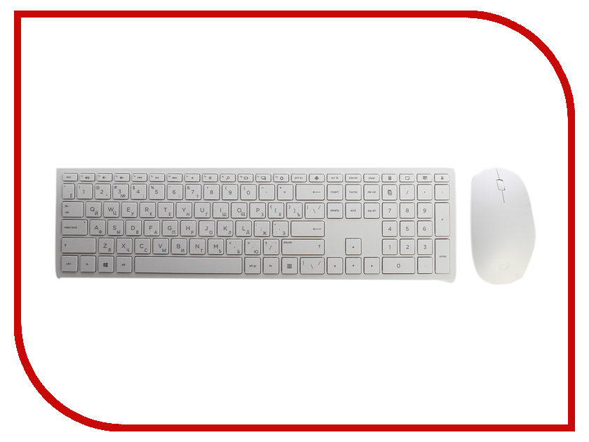 

Набор HP Wireless 800 USB White 4CF00AA, Wireless 800
