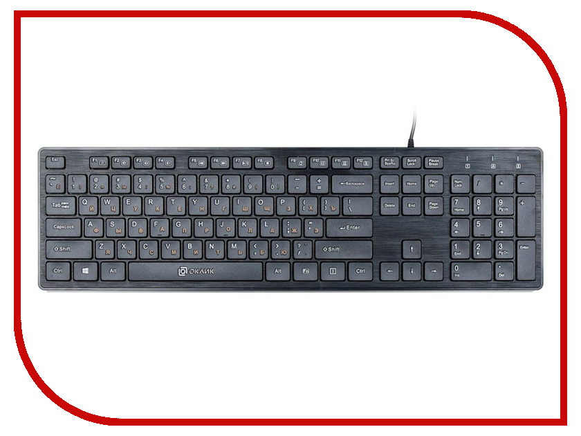 

Клавиатура Oklick 500M Black USB, 500M