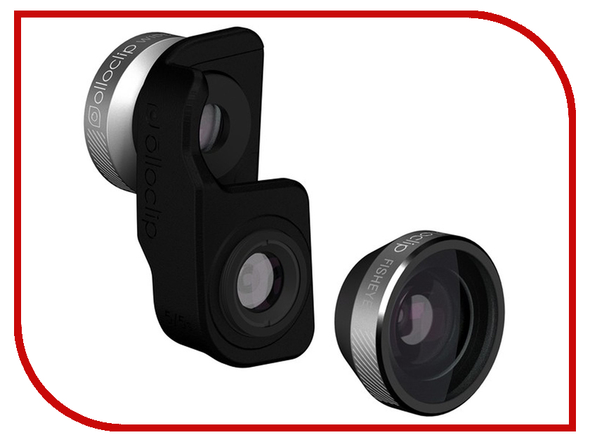

Аксессуар Объектив для APPLE iPhone SE Olloclip 4 in One Silver-Black OC-0000209-EA, OC-0000209-EA