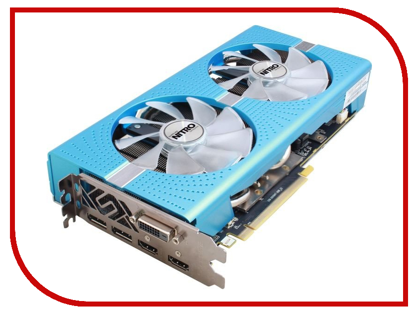 фото Видеокарта Sapphire Nitro+ Radeon RX 590 1470Mhz PCI-E 3.0 8192Mb 8400Mhz 256 bit DVI-D 2xHDMI 2xDP HDCP 11289-01-20G