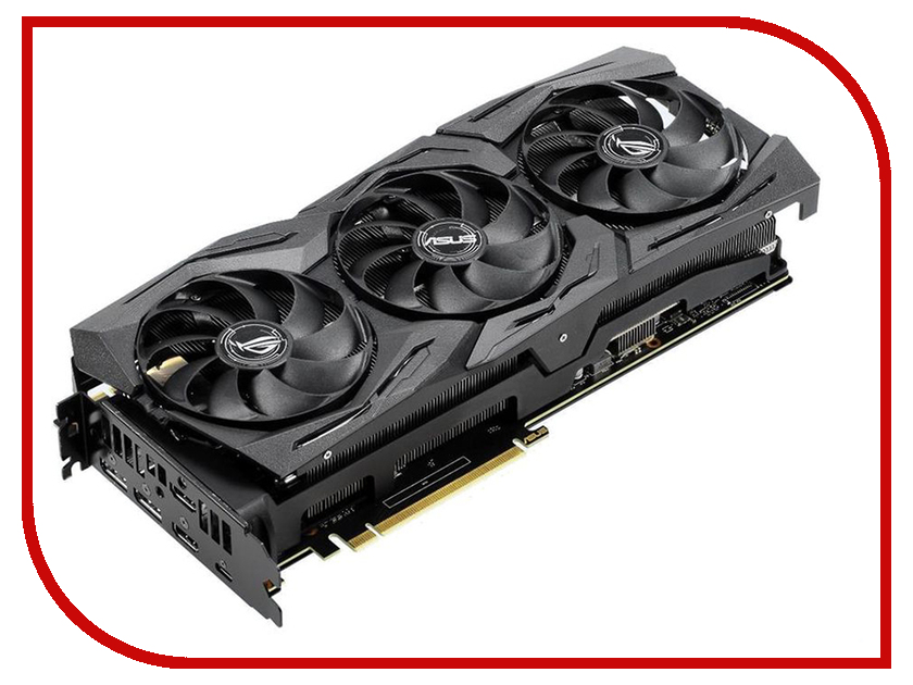 фото Видеокарта ASUS GeForce RTX 2080 MHz PCI-E 3.0 8192MB MHz 256 bit 2xHDMI HDCP Strix Advanced Gaming ROG-STRIX-RTX2080-A8G-GAMING