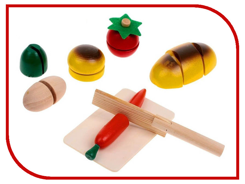 

Игрушка Буратино Овощи на липучке 40069-R, 40069-R