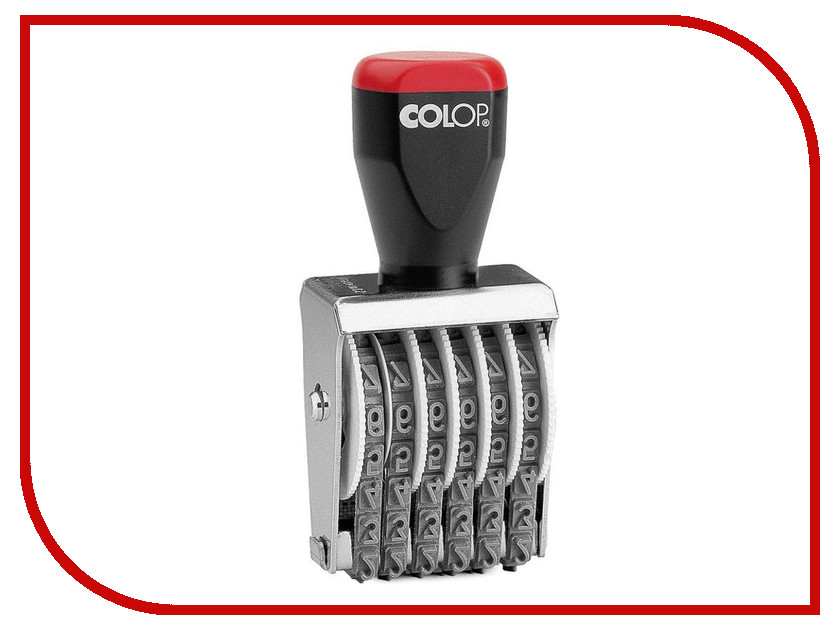 

Нумератор ручной Colop 09006 6 разрядный 9mm, 09006