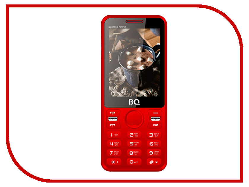 

Сотовый телефон BQ 2812 Quattro Power Red, 2812 Quattro Power