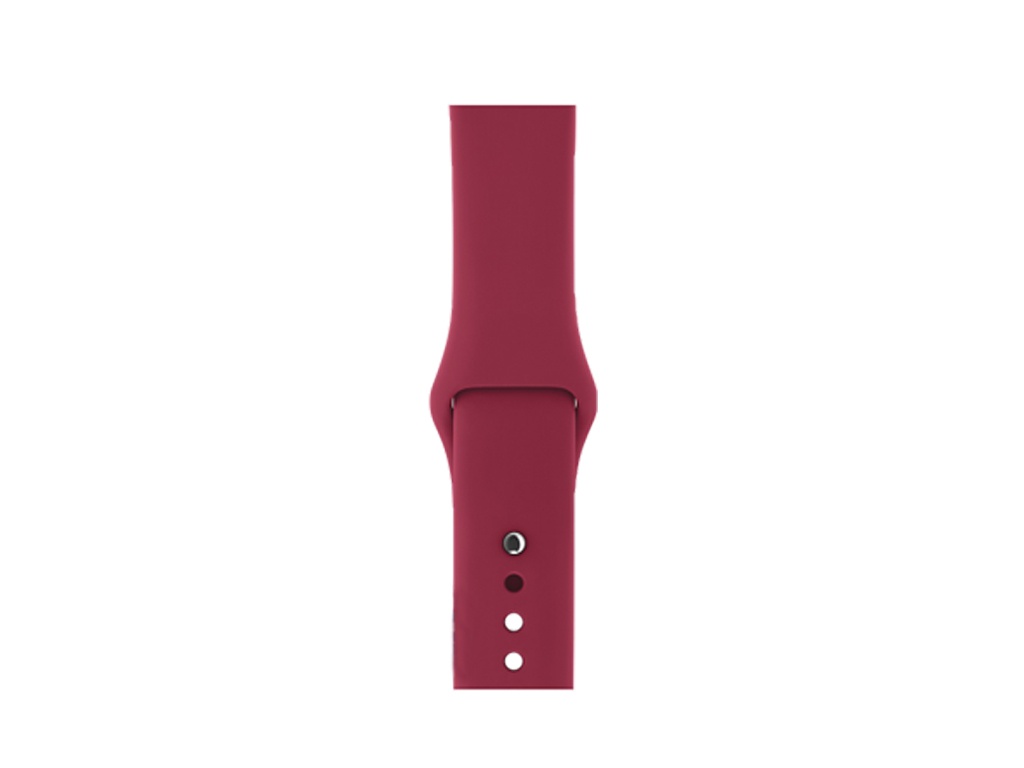 фото Аксессуар Ремешок Gurdini Sport Silicone для APPLE Watch 42mm/44mm Rose Red 906490