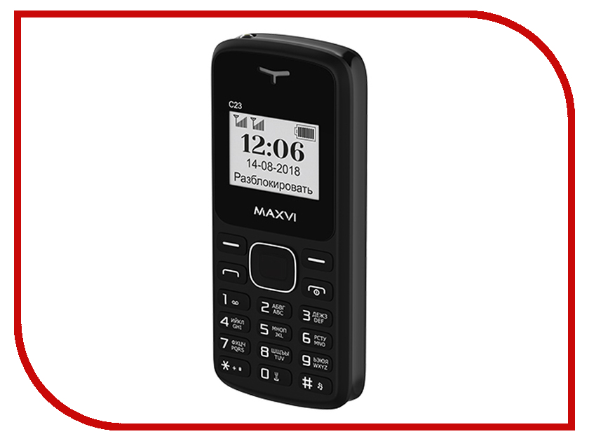

Сотовый телефон Maxvi C23 Black, C23