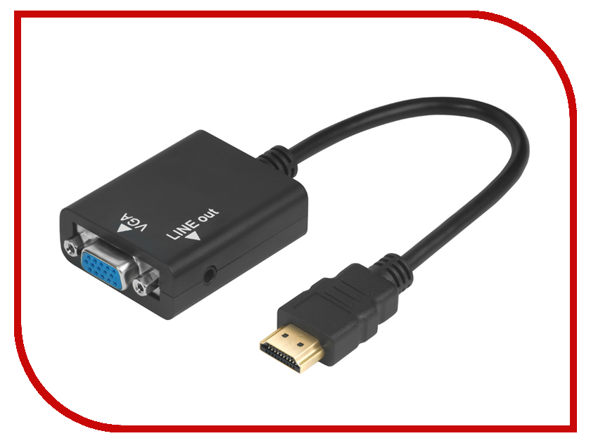 

Аксессуар Greenconnect Greenline HDMI-VGA + Audio GCR-HD2VGA1, GCR-HD2VGA1