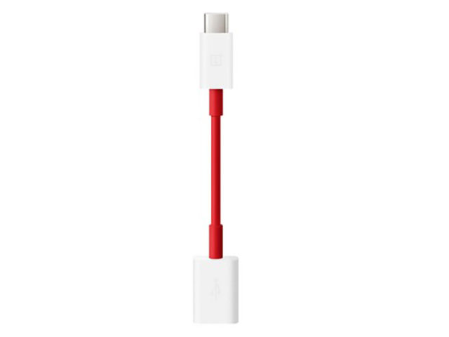 фото Аксессуар OnePlus Type-C OTG Cable 10.8cm Red-White