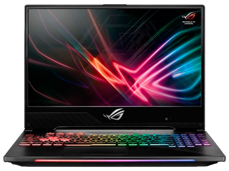 

Ноутбук ASUS ROG GL704GM-EV055 Black 90NR00N1-M01110 (Intel Core i5-8300H 2.3 GHz/16384Mb/1000Gb+256Gb SSD/nVidia GeForce GTX 1060 6144Mb/Wi-Fi/Bluetooth/Cam/17.3/1920x1080/DOS), GL704GM-EV055