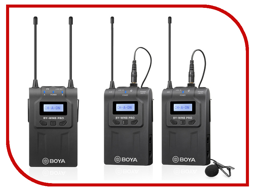 

Микрофон Boya BY-WM8 Pro-K2, BY-WM8 Pro-K2