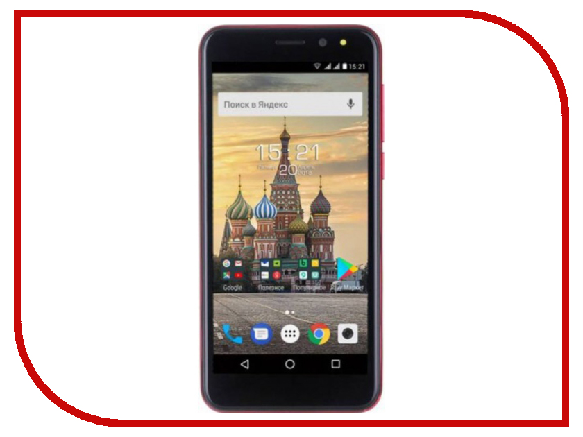 

Сотовый телефон Fly Life Compact 4G Red, Life Compact LTE