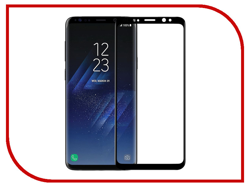 

Аксессуар Защитное стекло для Samsung Galaxy S9 Plus Krutoff Full Glue Black 02823, 02823