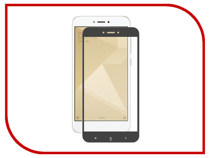 

Аксессуар Защитное стекло для Xiaomi Redmi 4X Krutoff Full Glue Black 02850, 02850