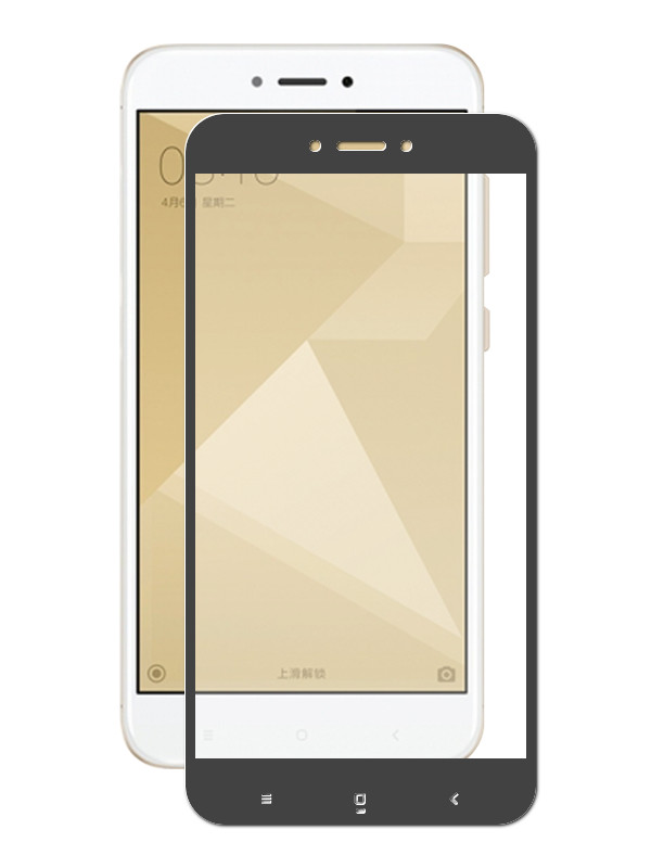 

Аксессуар Защитное стекло Krutoff для Xiaomi Redmi 4X Full Glue Black 02850, 02850