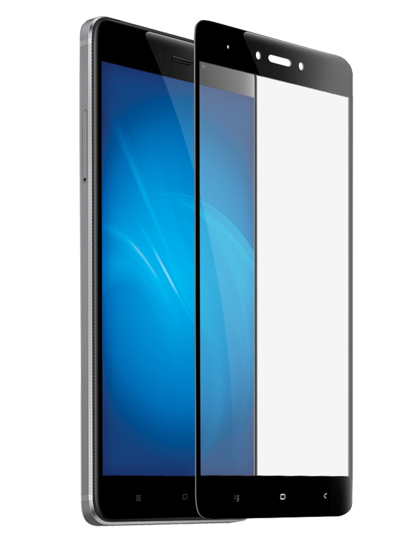 

Защитное стекло Krutoff для Xiaomi Redmi Note 4X Full Glue Black 02859, 02859