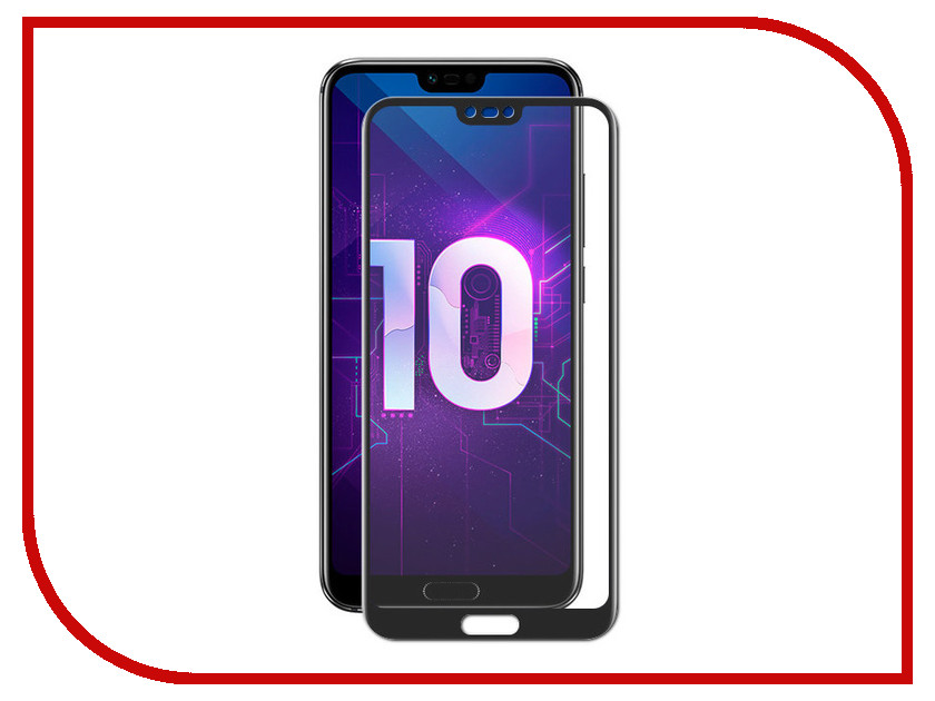 

Аксессуар Защитное стекло для Honor 10 Krutoff Full Screen Black 02802, 02802