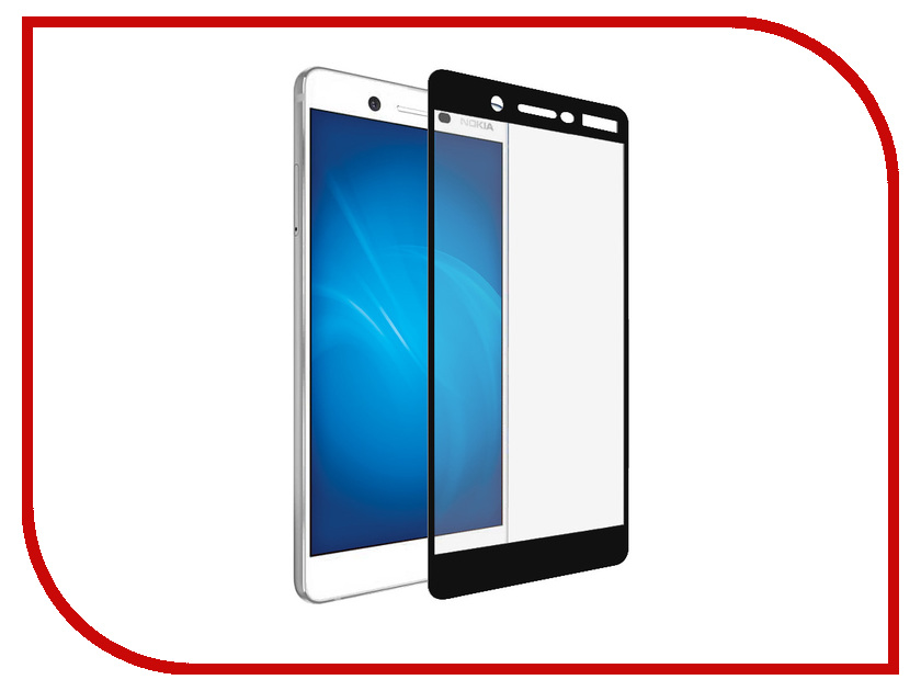 

Аксессуар Защитное стекло Krutoff для Nokia 7 Full Screen Black 02592, 02592