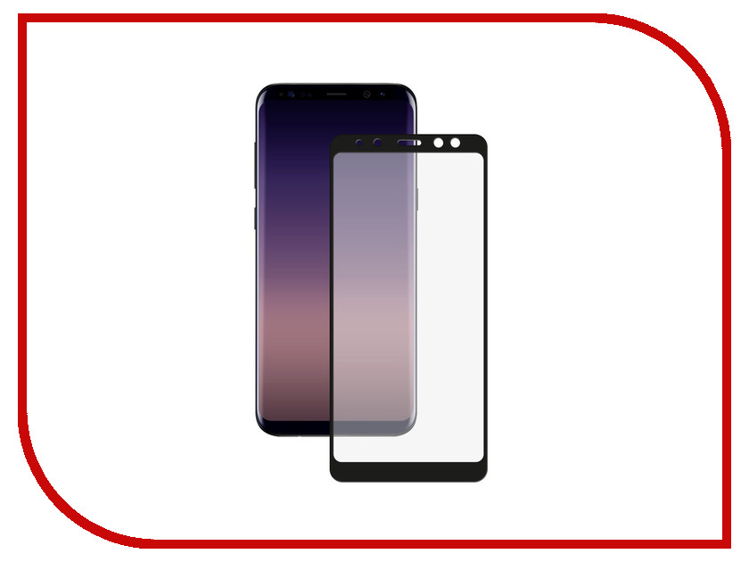 

Аксессуар Защитное стекло Krutoff Full Screen для Samsung Galaxy A8 SM-A530F Black 02560, 02560