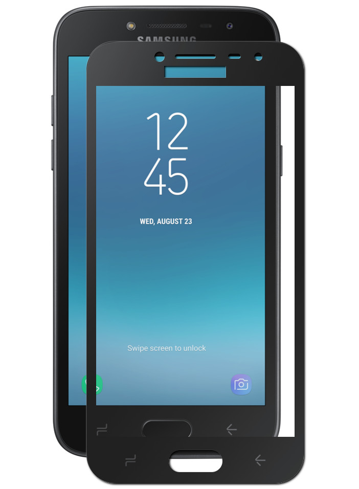 

Аксессуар Защитное стекло Krutoff Full Screen для Samsung Galaxy J2 2018 SM-J250F Black 02590, 02590