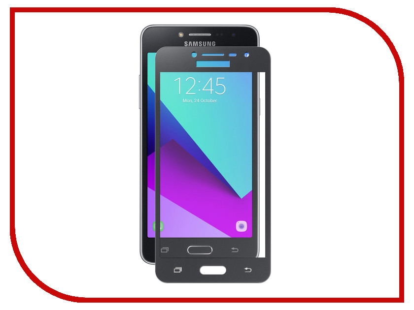 

Аксессуар Защитное стекло для Samsung Galaxy J2 Prime SM-G532F Krutoff Full Screen Black 02556, 02556