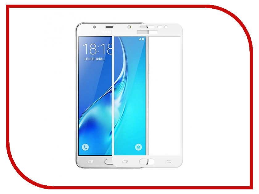 

Аксессуар Защитное стекло Krutoff Full Screen для Samsung Galaxy J5 Prime SM-G570F White 02557, 02557