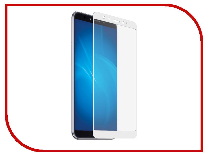 

Аксессуар Защитное стекло для Xiaomi Mi A2 Krutoff Full Screen White 02652, 02652
