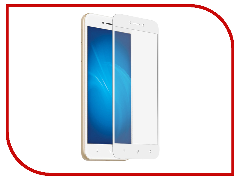 

Аксессуар Защитное стекло Krutoff для Xiaomi Redmi 5A Full Screen White 02580, 02580