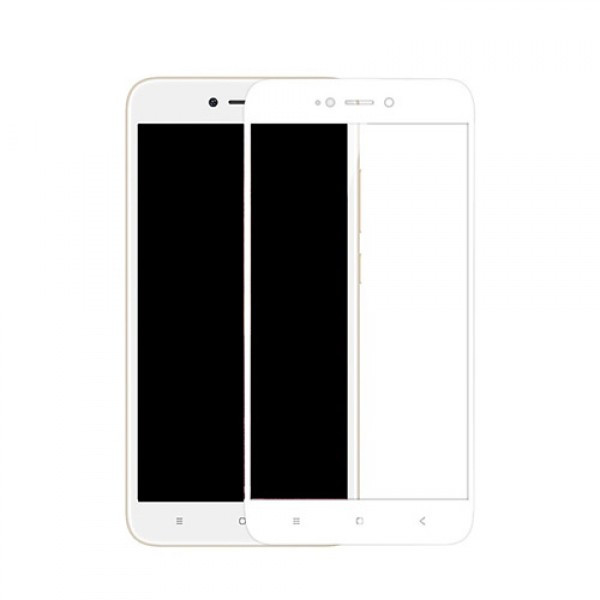 фото Аксессуар Защитное стекло Krutoff для Xiaomi Redmi Note 5A/5A Prime Full Screen White 02569