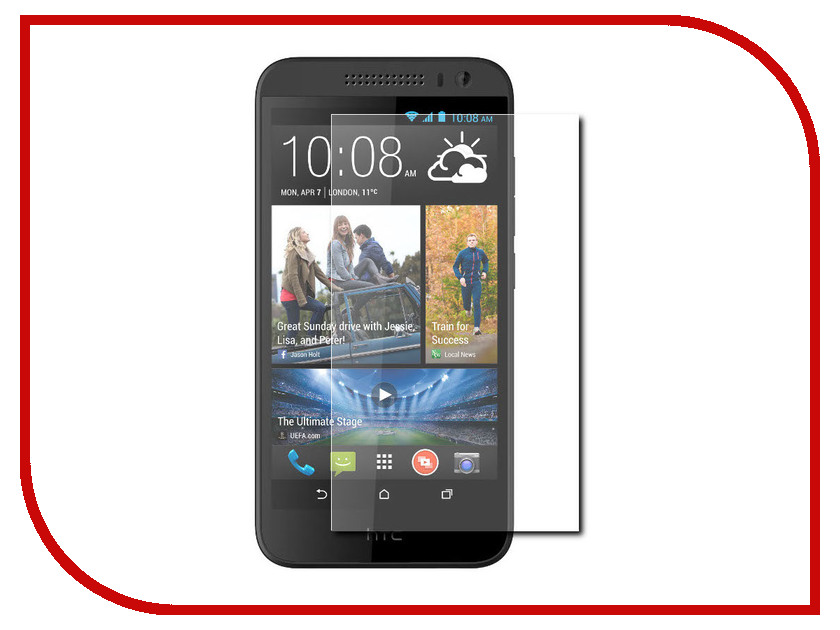 

Аксессуар Защитное стекло Krutoff для HTC Desire 826 Group 0.26mm 21987, 21987